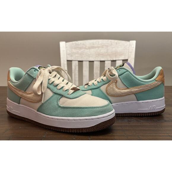 Nike Air Force 1 '07 LX Happy Pineapple Women's Sneakers Size 10 CZ0268-300 - Picture 1 of 10